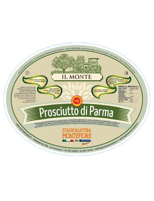 Prosciutto di Parma DOP Il Monte disossato